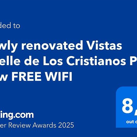 Newly Renovated Vistas Muelle De Los Cristianos Pier View Free Wifi Arona  Exteriör bild